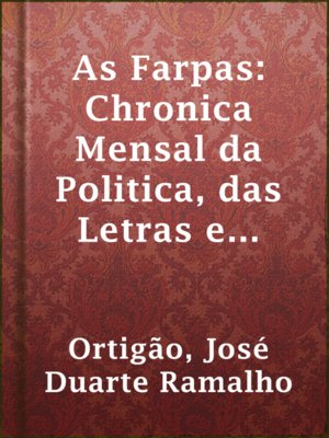 cover image of As Farpas: Chronica Mensal da Politica, das Letras e dos Costumes (1882-06/07)